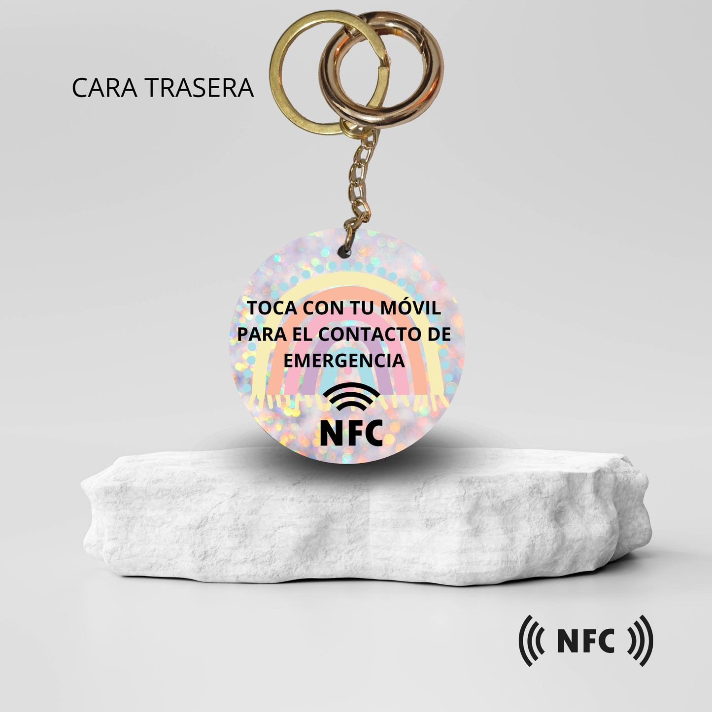Llavero NFC para niños con Contacto de Emergencia