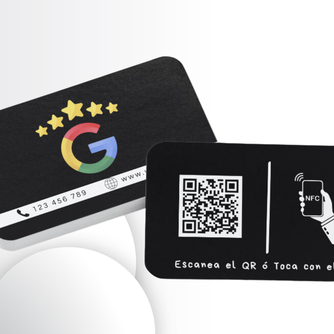 Tarjeta NFC para Reseñas en Google