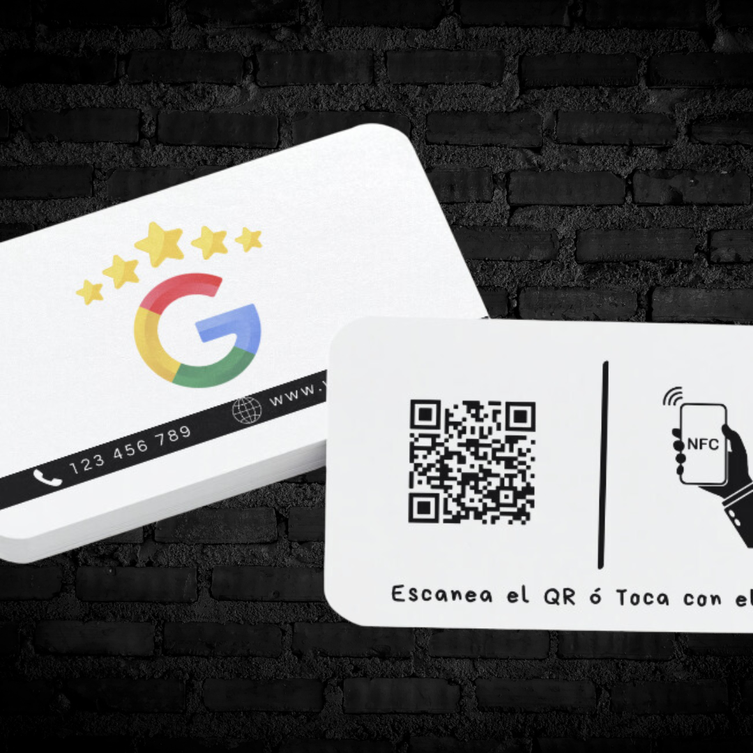 Tarjeta NFC para Reseñas en Google