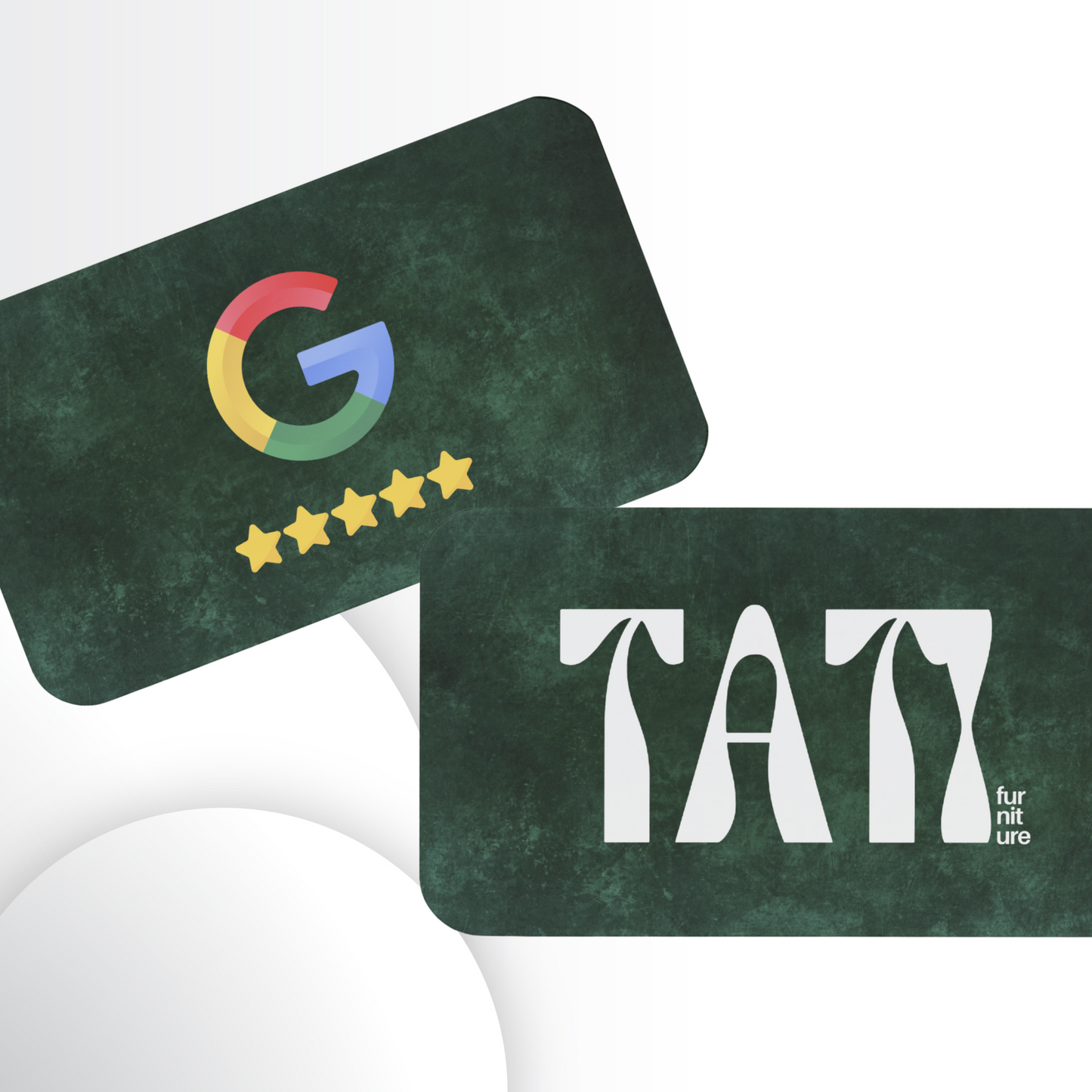 Tarjetas NFC para Reseñas en Google con Logo