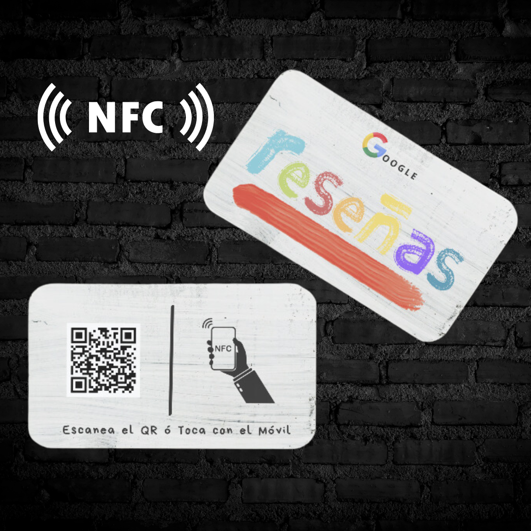 Tarjeta NFC para Reseñas Google (TIZA)