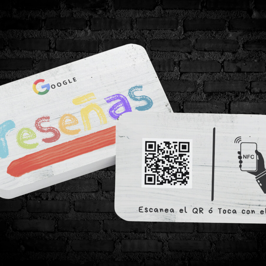Tarjeta NFC para Reseñas Google (TIZA)