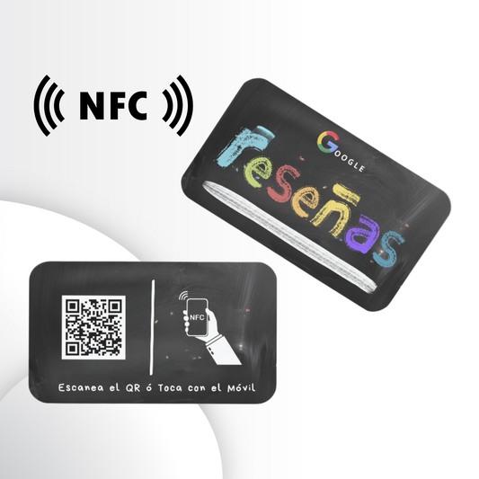 Tarjeta NFC Reseñas Google (TIZA)