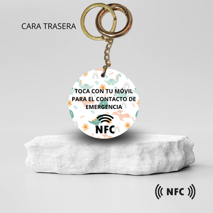 Llavero NFC para niños con Contacto de Emergencia