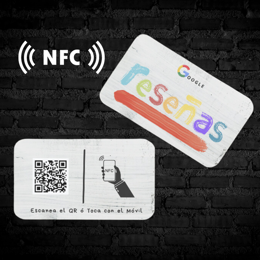 Tarjeta NFC para Reseñas Google (TIZA)